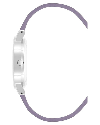 Silver Rhinestone Fashion Watch with Analog Display One Size Women-Women&