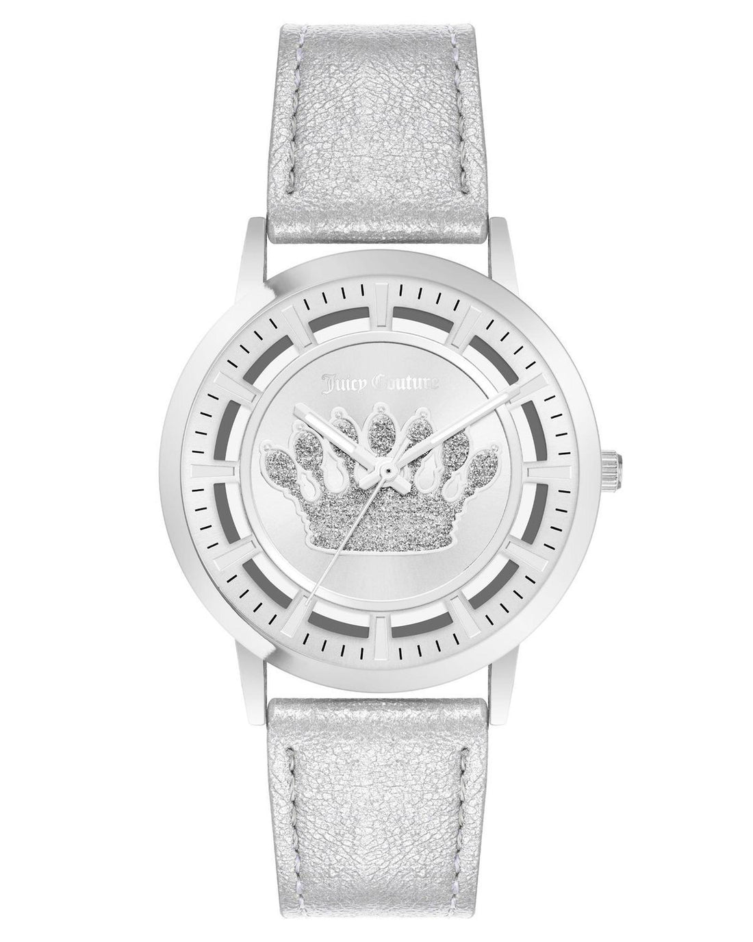 Silver Fashion Womens Analog Quartz Watch with Pin Buckle Closure One Size Women-Women&