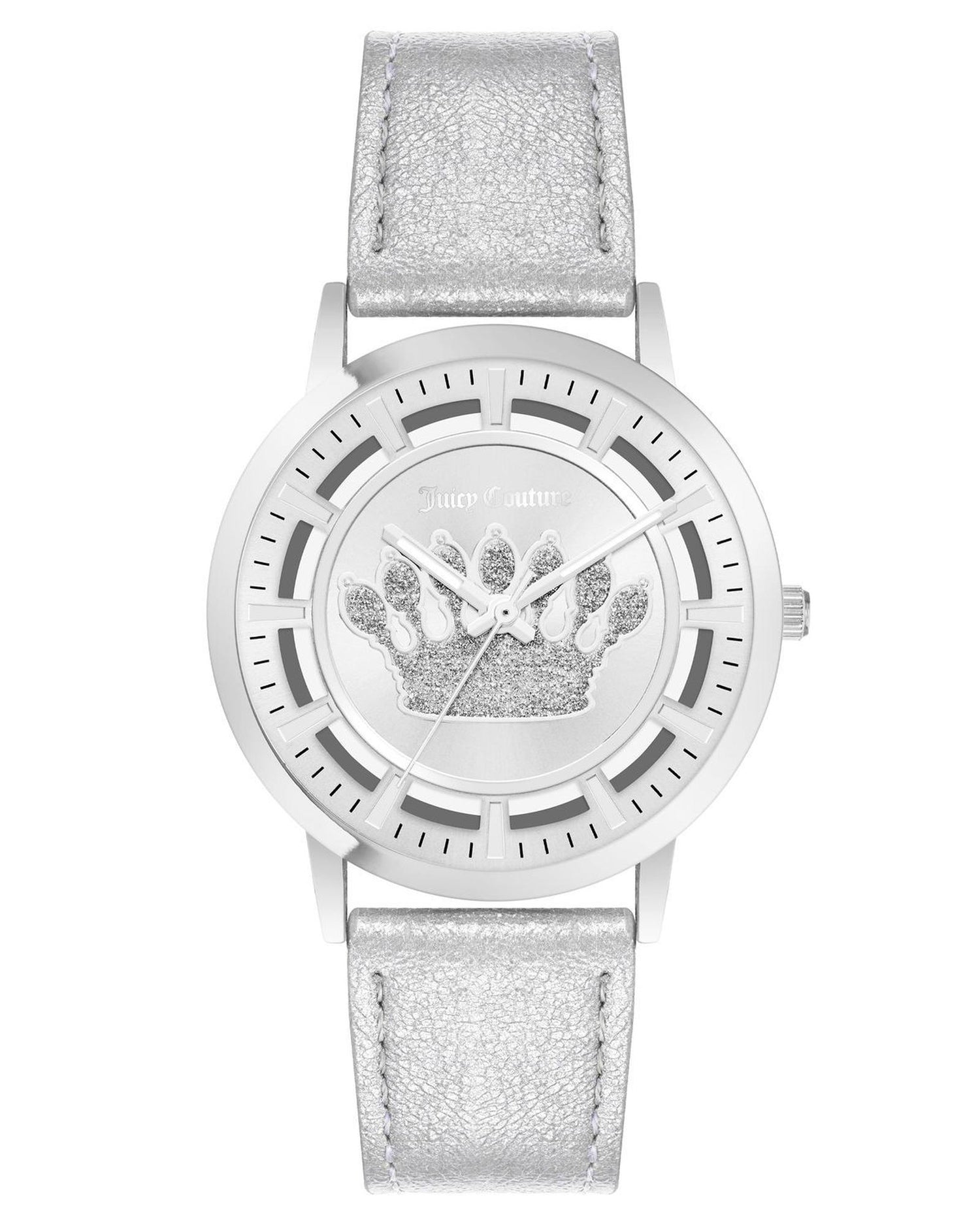 Silver Fashion Womens Analog Quartz Watch with Pin Buckle Closure One Size Women-Women&