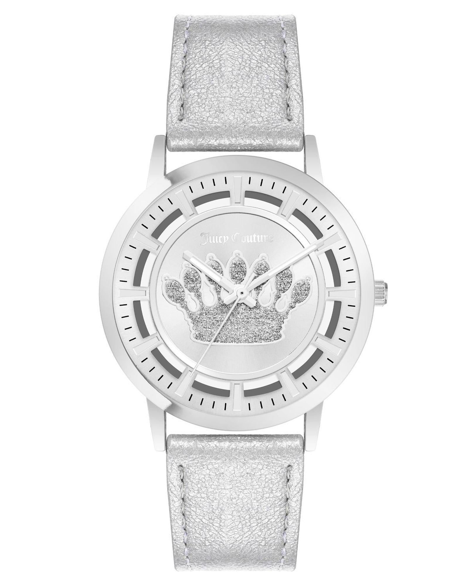 Silver Fashion Womens Analog Quartz Watch with Pin Buckle Closure One Size Women-Women&