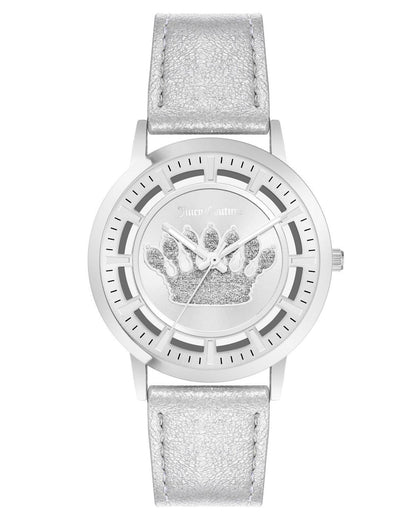 Silver Fashion Womens Analog Quartz Watch with Pin Buckle Closure One Size Women-Women&