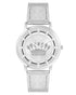 Silver Fashion Womens Analog Quartz Watch with Pin Buckle Closure One Size Women-Women&