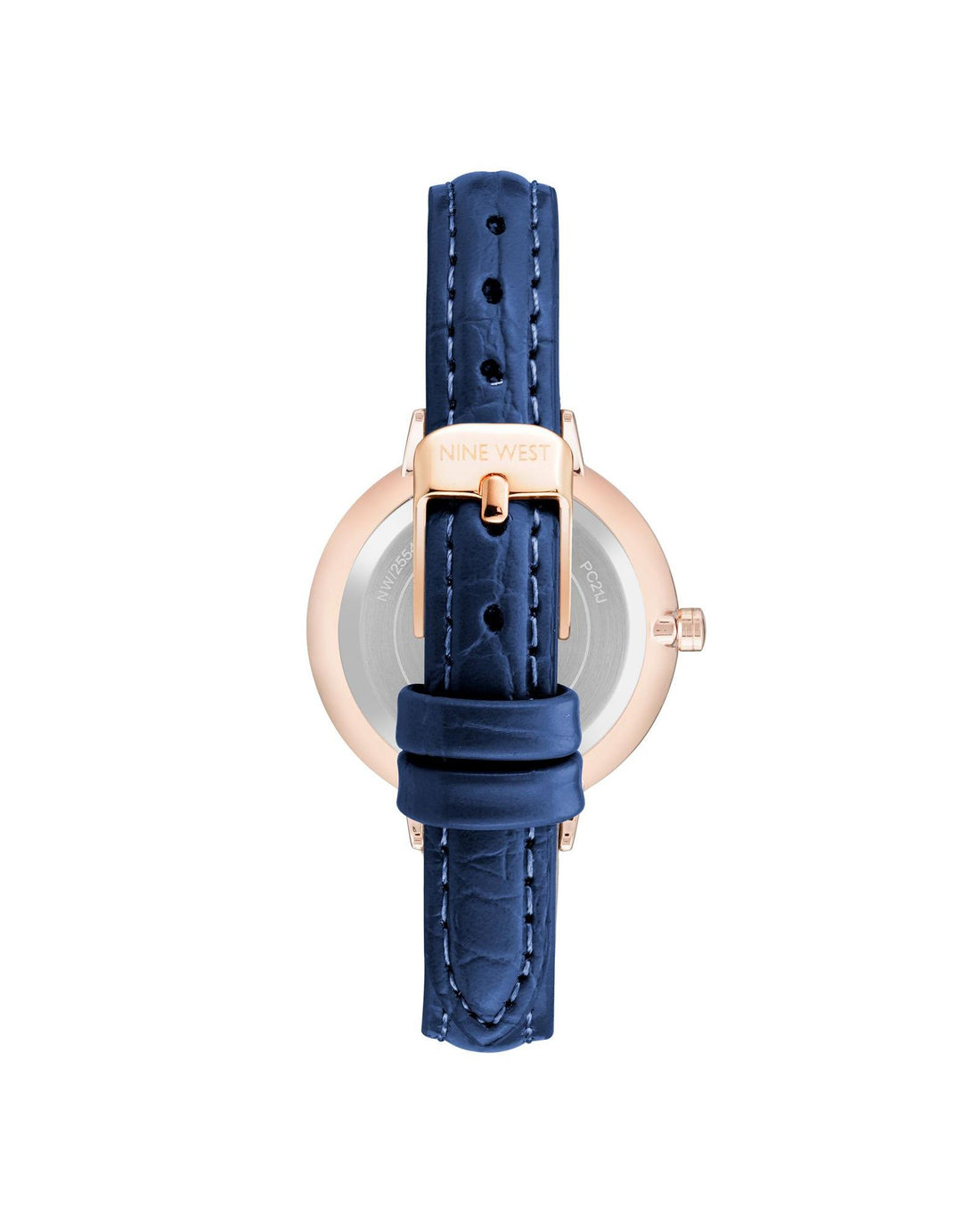 Rose Gold Analog Fashion Watch with Rhine Stone Facing One Size Women-Women&