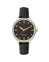 Silver Analog Quartz Fashion Watch with Rhine Stone Facing One Size Women-Women&