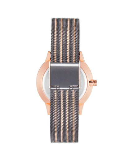 Rose Gold Fashion Watch with Quartz Movement One Size Women-Women&