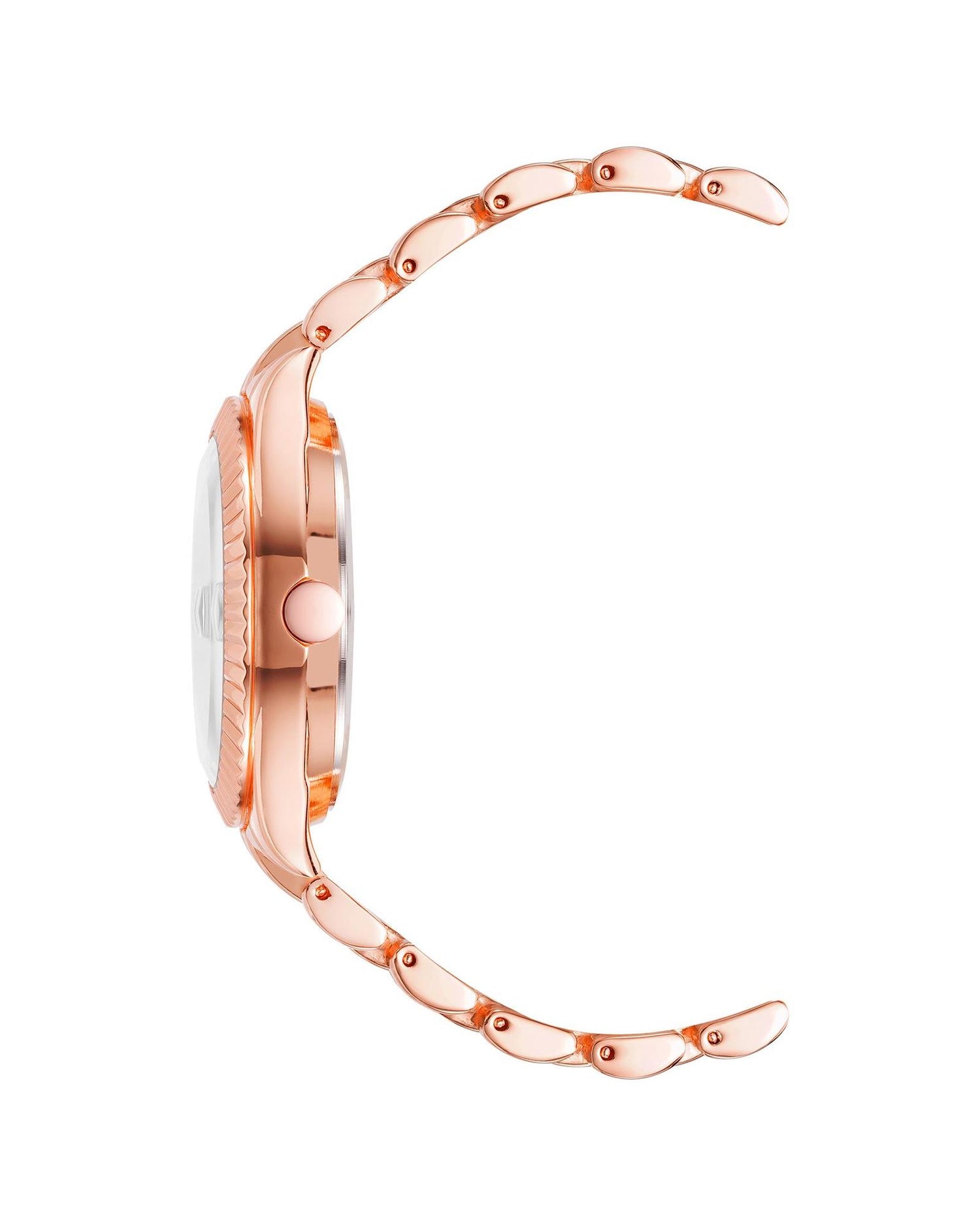 Rose Gold Fashion Quartz Watch One Size Women-Women&