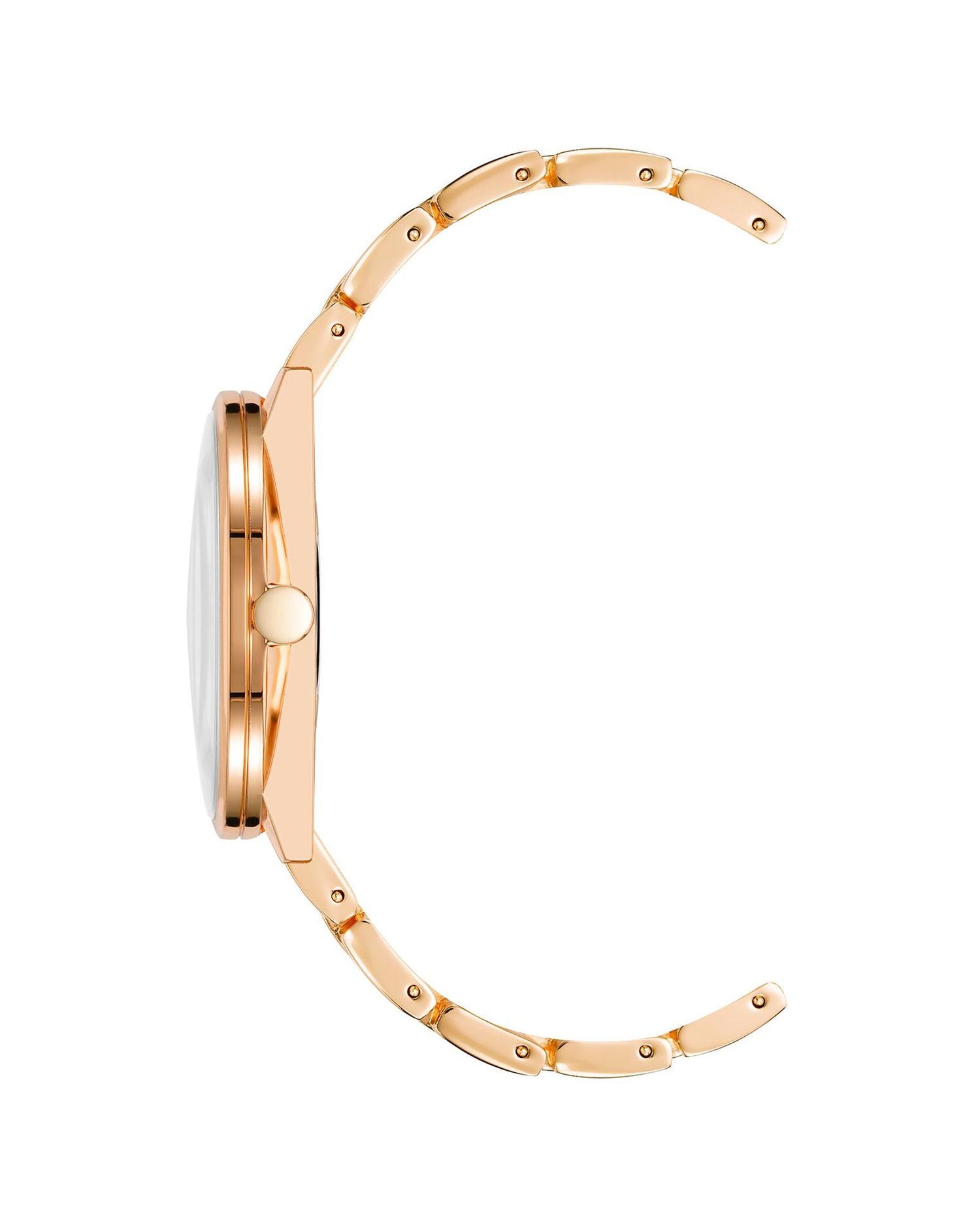 Rose Gold Analog Quartz Womens Watch One Size Women-Women&
