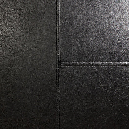 Double PU Leather Bed Frame Black-Furniture &gt; Bedroom-PEROZ Accessories