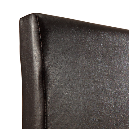 Queen PU Leather Bed Frame Brown-Bed Frames-PEROZ Accessories