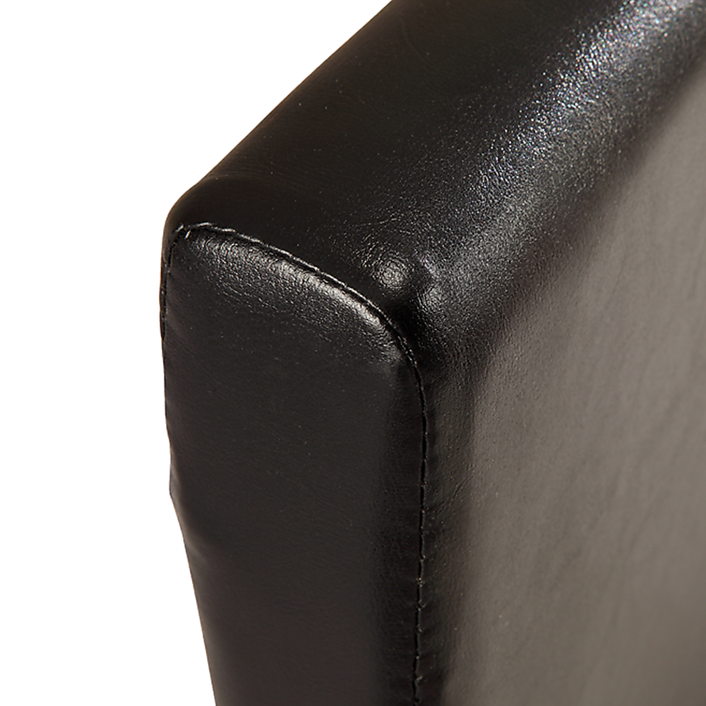 King PU Leather Bed Frame Brown-Furniture &gt; Bedroom-PEROZ Accessories