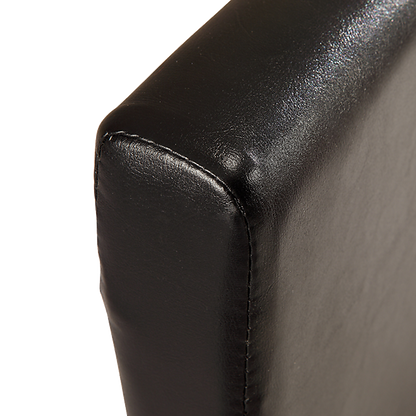 King PU Leather Bed Frame Brown-Furniture &gt; Bedroom-PEROZ Accessories