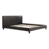King PU Leather Bed Frame Black-Furniture > Bedroom-PEROZ Accessories