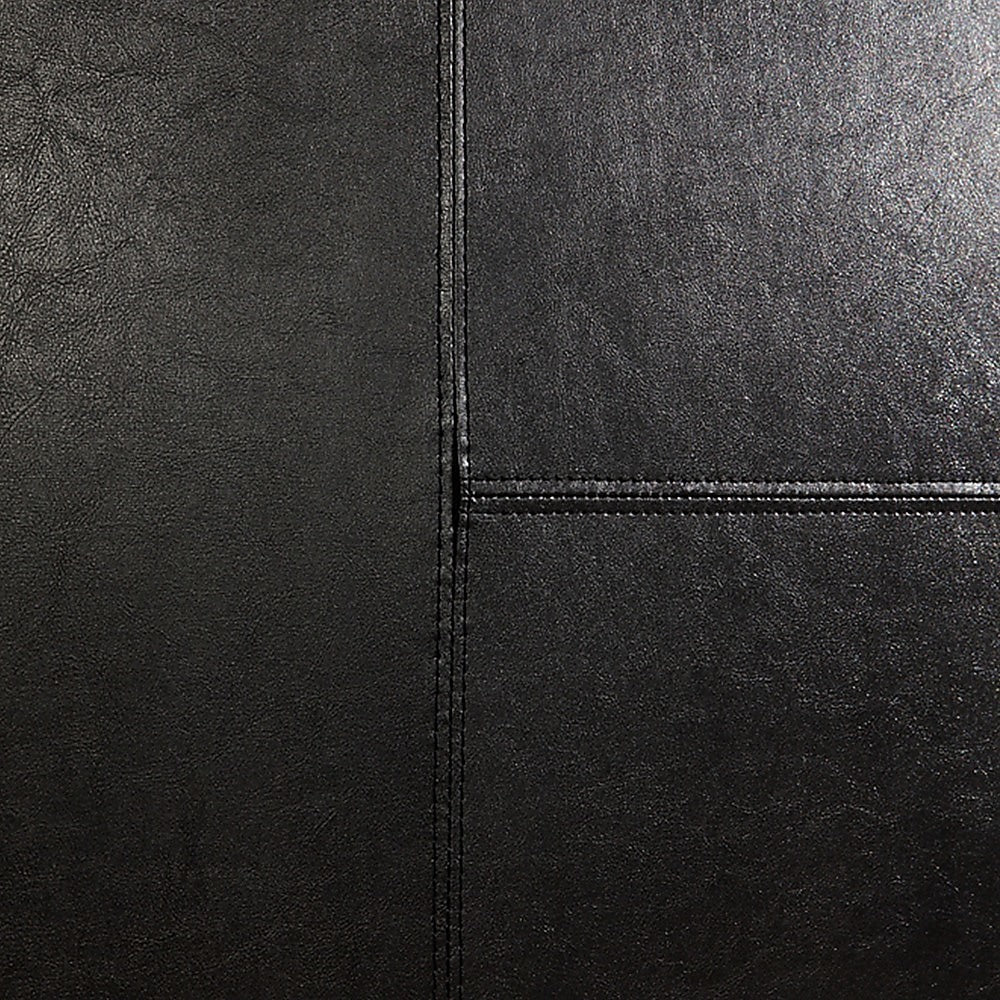 Queen PU Leather Bed Frame Black-Bed Frames-PEROZ Accessories
