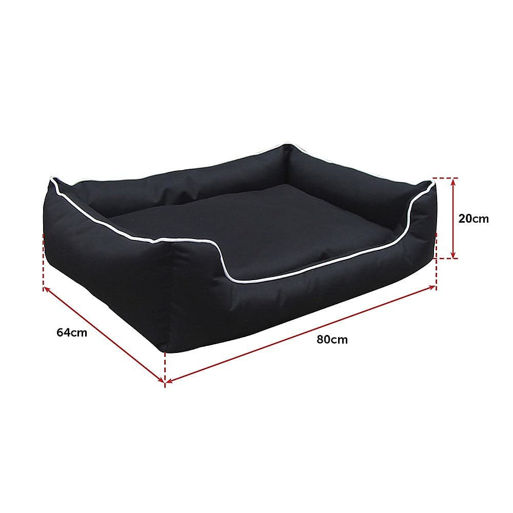 80cm x 64cm Heavy Duty Waterproof Dog Bed-Pet Beds-PEROZ Accessories