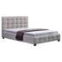 Linen Fabric Queen Deluxe Bed Frame Beige-Furniture > Bedroom-PEROZ Accessories