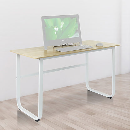 Wood &amp; Steel Solid Computer Desk Home Office Furniture-Furniture &gt; Office-PEROZ Accessories