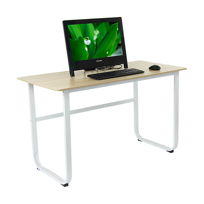 Wood &amp; Steel Solid Computer Desk Home Office Furniture-Furniture &gt; Office-PEROZ Accessories