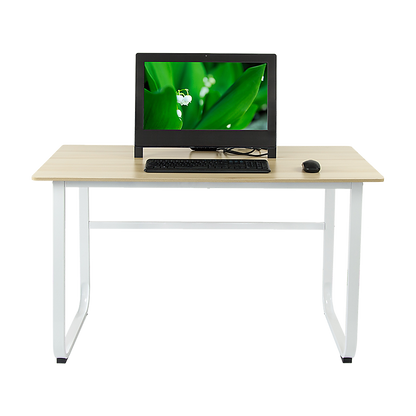 Wood &amp; Steel Solid Computer Desk Home Office Furniture-Furniture &gt; Office-PEROZ Accessories