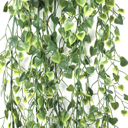 Artificial Hanging Plant (Heart Leaf) UV Resistant 90cm-Home &amp; Garden &gt; Artificial Plants-PEROZ Accessories