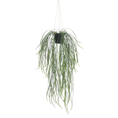 Artificial Hanging Potted Plant (Willow Leaf) 66cm UV Resistant-Home &amp; Garden &gt; Artificial Plants-PEROZ Accessories