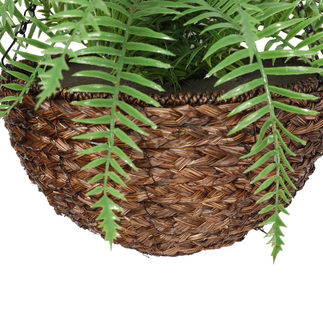 Large Artificial Hanging Basket (Fern Hanging Basket)-Home &amp; Garden &gt; Home &amp; Garden Others-PEROZ Accessories