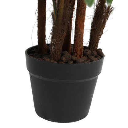 Artificial Wide Leaf Fan Palm Tree 90cm-Home &amp; Garden &gt; Artificial Plants-PEROZ Accessories