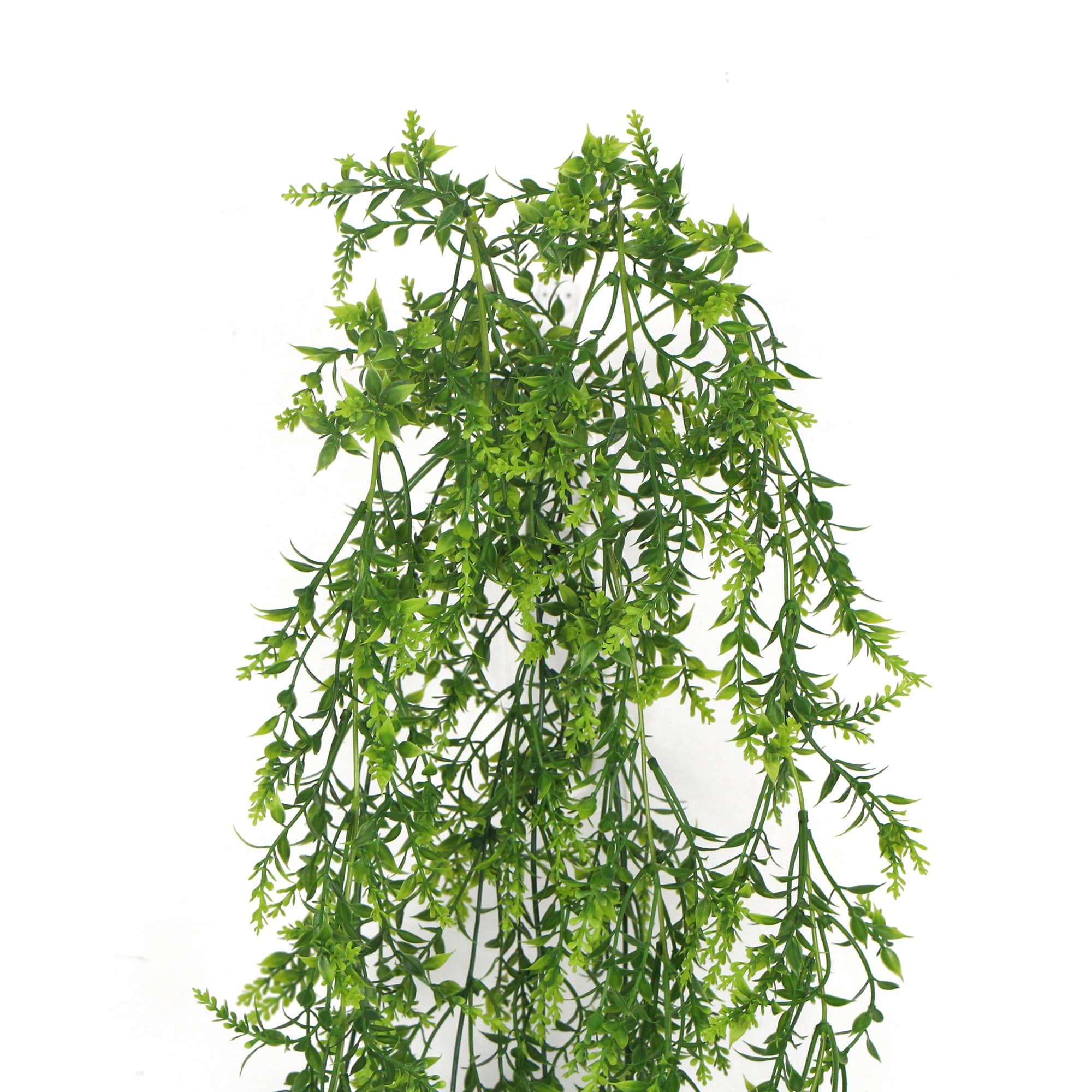 Artificial Dense Hanging Evergreen Plant (Two-Tone) UV Resistant 80cm-Home &amp; Garden &gt; Artificial Plants-PEROZ Accessories