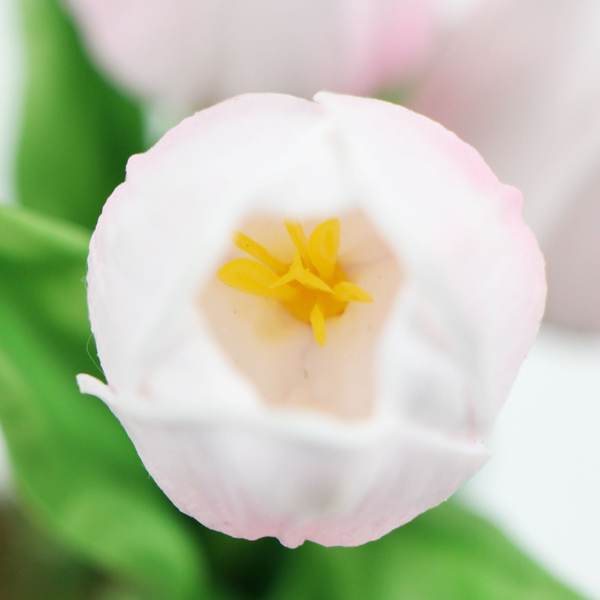 Flowering Pink Artificial Tulip Plant Arrangement With Ceramic Bowl 35cm-Home &amp; Garden &gt; Artificial Plants-PEROZ Accessories