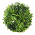 Flowering White Artificial Green Wall Disc UV Resistant 75cm (White Frame)-Home & Garden > Artificial Plants-PEROZ Accessories