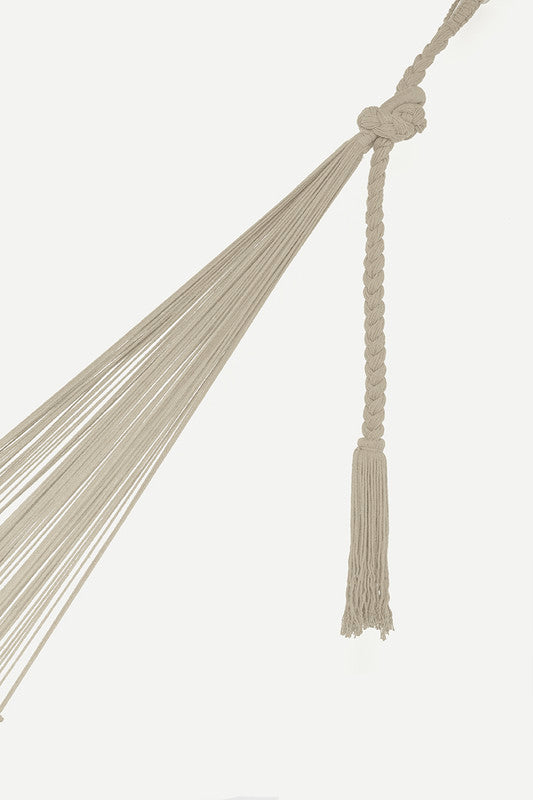 Outdoor undercover cotton Mayan Legacy hammock with hand crocheted tassels King Size Marble-Hammock-PEROZ Accessories