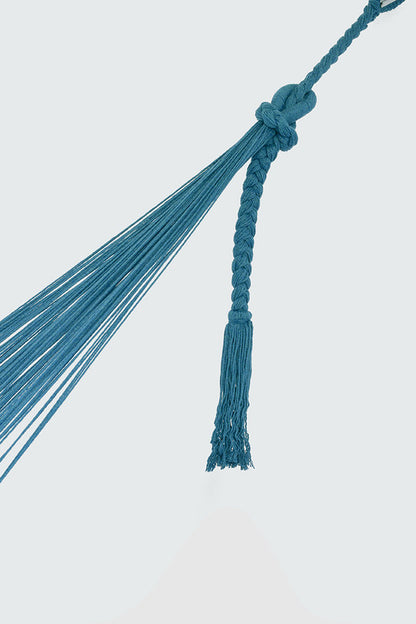 Outdoor undercover cotton Mayan Legacy hammock with hand crocheted tassels Queen Size Bondi-Hammock-PEROZ Accessories
