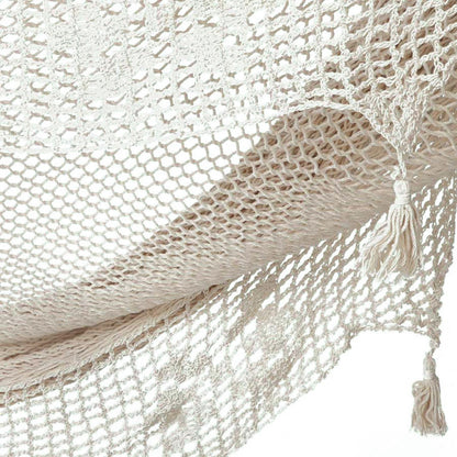 Outdoor undercover cotton Mayan Legacy hammock with hand crocheted tassels Queen Size Marble Colour-Hammock-PEROZ Accessories