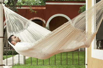 Outdoor undercover cotton Mayan Legacy hammock Family size Marble-Hammock-PEROZ Accessories