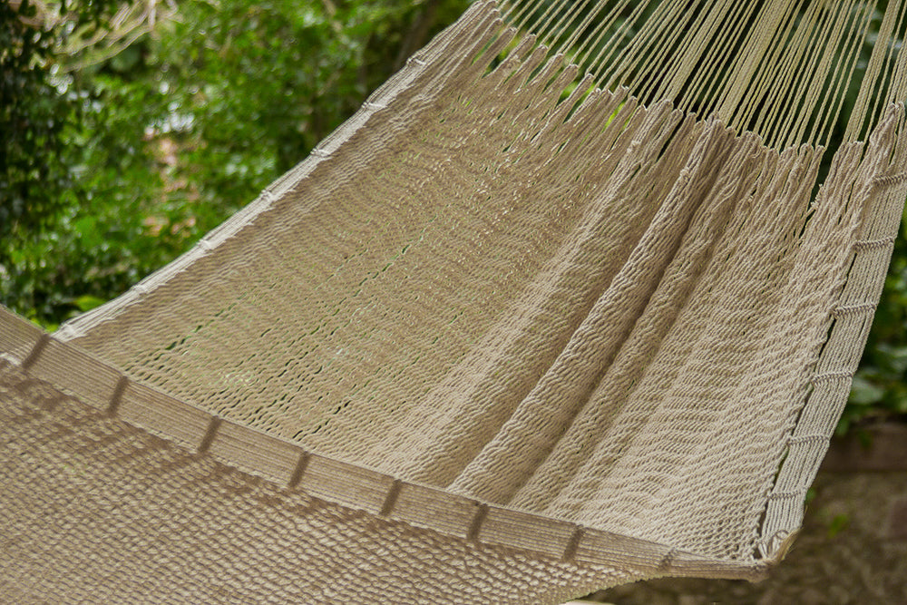 Outdoor undercover cotton Mayan Legacy hammock King size Marble-Hammock-PEROZ Accessories