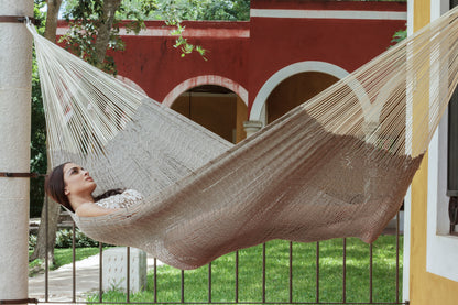 Outdoor undercover cotton Mayan Legacy hammock King size Dream Sands-Hammock-PEROZ Accessories