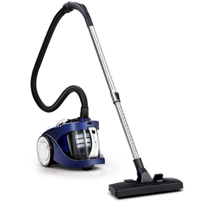 Devanti Vacuum Cleaner Bagless Cyclone Cyclonic Vac Home Office Car 2200W Blue-Appliances &gt; Vacuum Cleaners-PEROZ Accessories