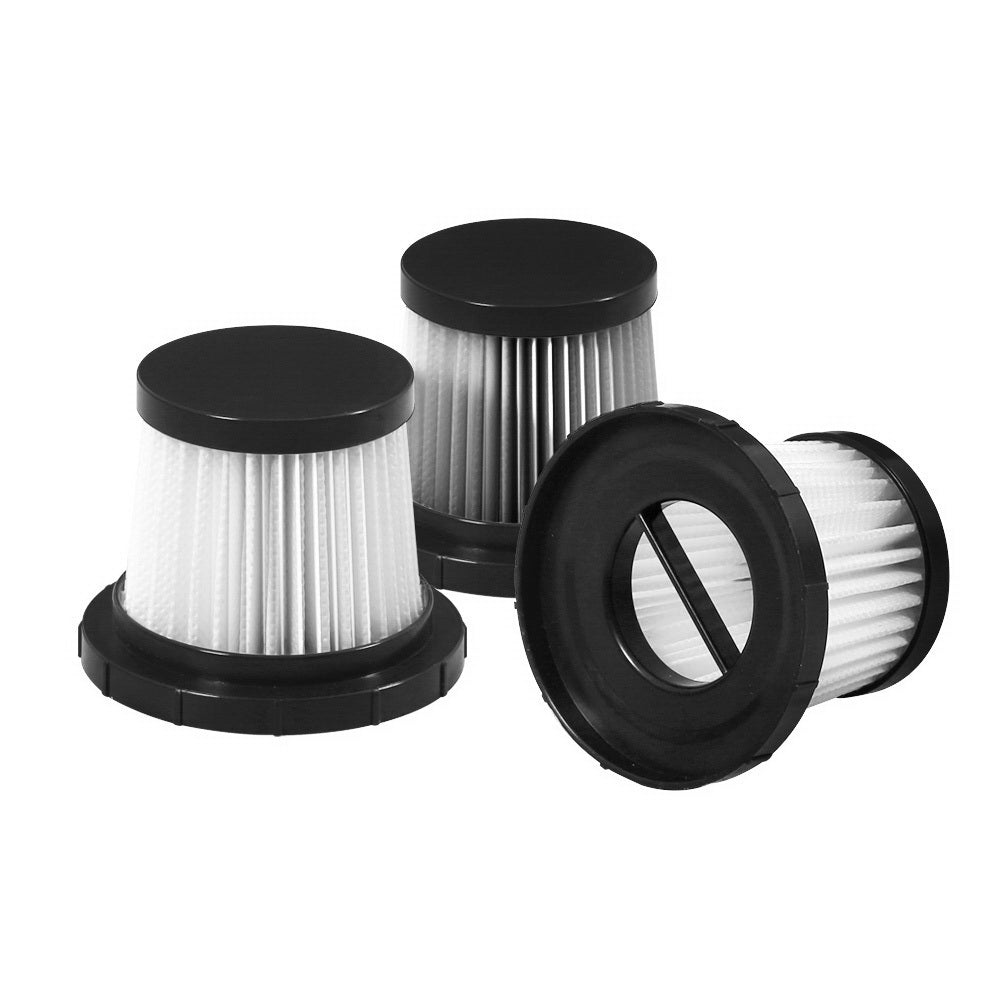 Devanti Handheld Vacuum Cleaner Cordless Stick Replacement Filter - 3 Pack-Appliances &gt; Vacuum Cleaners-PEROZ Accessories