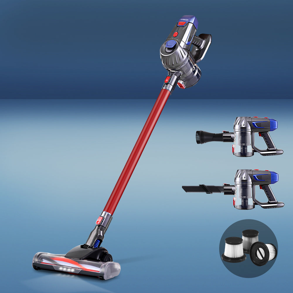 Devanti Handheld Vacuum Cleaner Stick Bagless Cordless 2-Speed Spare HEPA Filter-Appliances &gt; Vacuum Cleaners-PEROZ Accessories
