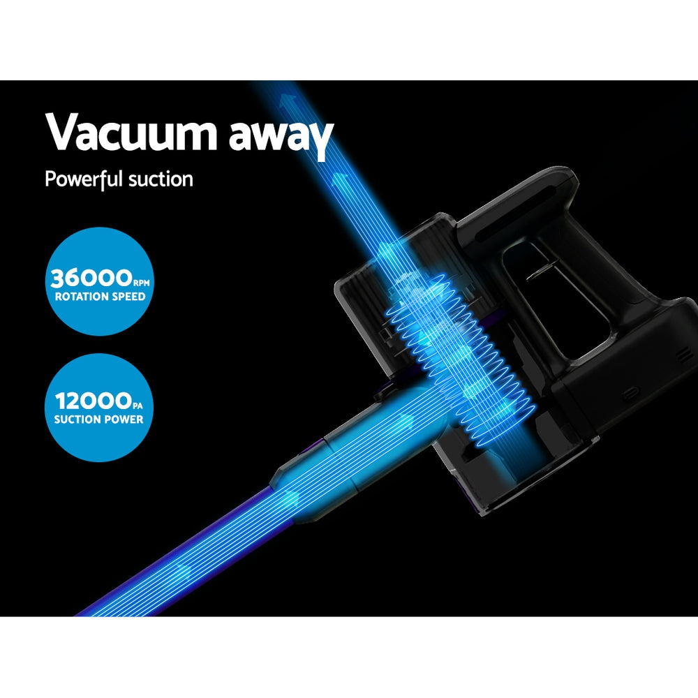 Devanti Handheld Vacuum Cleaner Cordless Bagless Stick Handstick Car Vac 2-Speed-Appliances &gt; Vacuum Cleaners-PEROZ Accessories