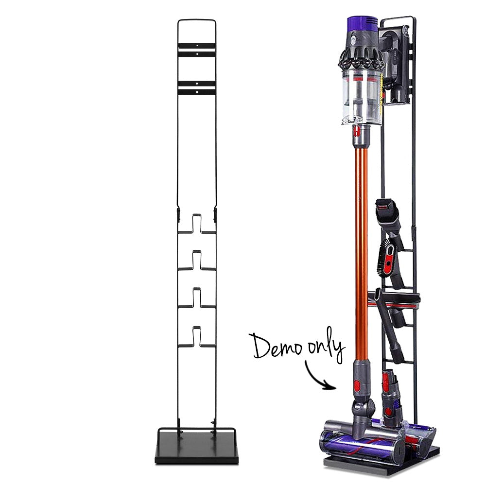 Artiss Freestanding Dyson Vacuum Stand Rack Holder for Dyson V6 V7 V8 V10 V11 V12 Black-Appliances &gt; Vacuum Cleaners - Peroz Australia - Image - 1