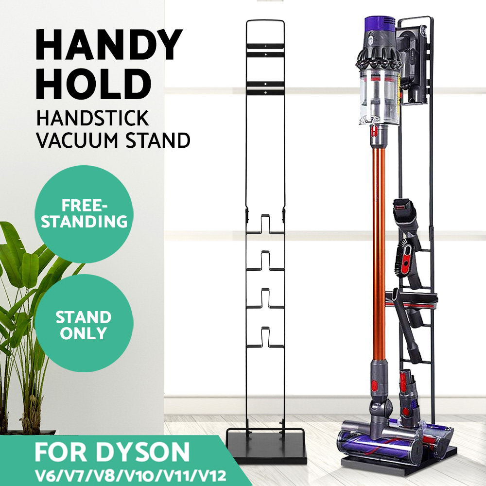 Artiss Freestanding Dyson Vacuum Stand Rack Holder for Dyson V6 V7 V8 V10 V11 V12 Black-Appliances &gt; Vacuum Cleaners - Peroz Australia - Image - 3