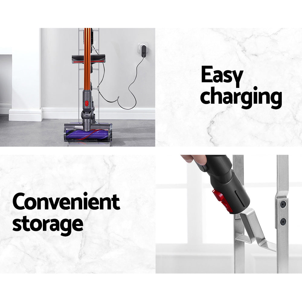Artiss Freestanding Dyson Vacuum Stand Rack Holder for Dyson V6 V7 V8 V10 V11 V12 Silver-Appliances &gt; Vacuum Cleaners - Peroz Australia - Image - 5