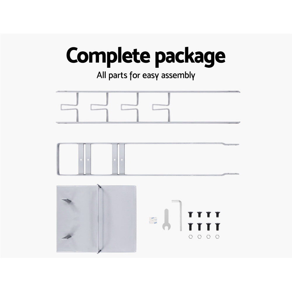 Artiss Freestanding Dyson Vacuum Stand Rack Holder for Dyson V6 V7 V8 V10 V11 V12 Silver-Appliances &gt; Vacuum Cleaners - Peroz Australia - Image - 6