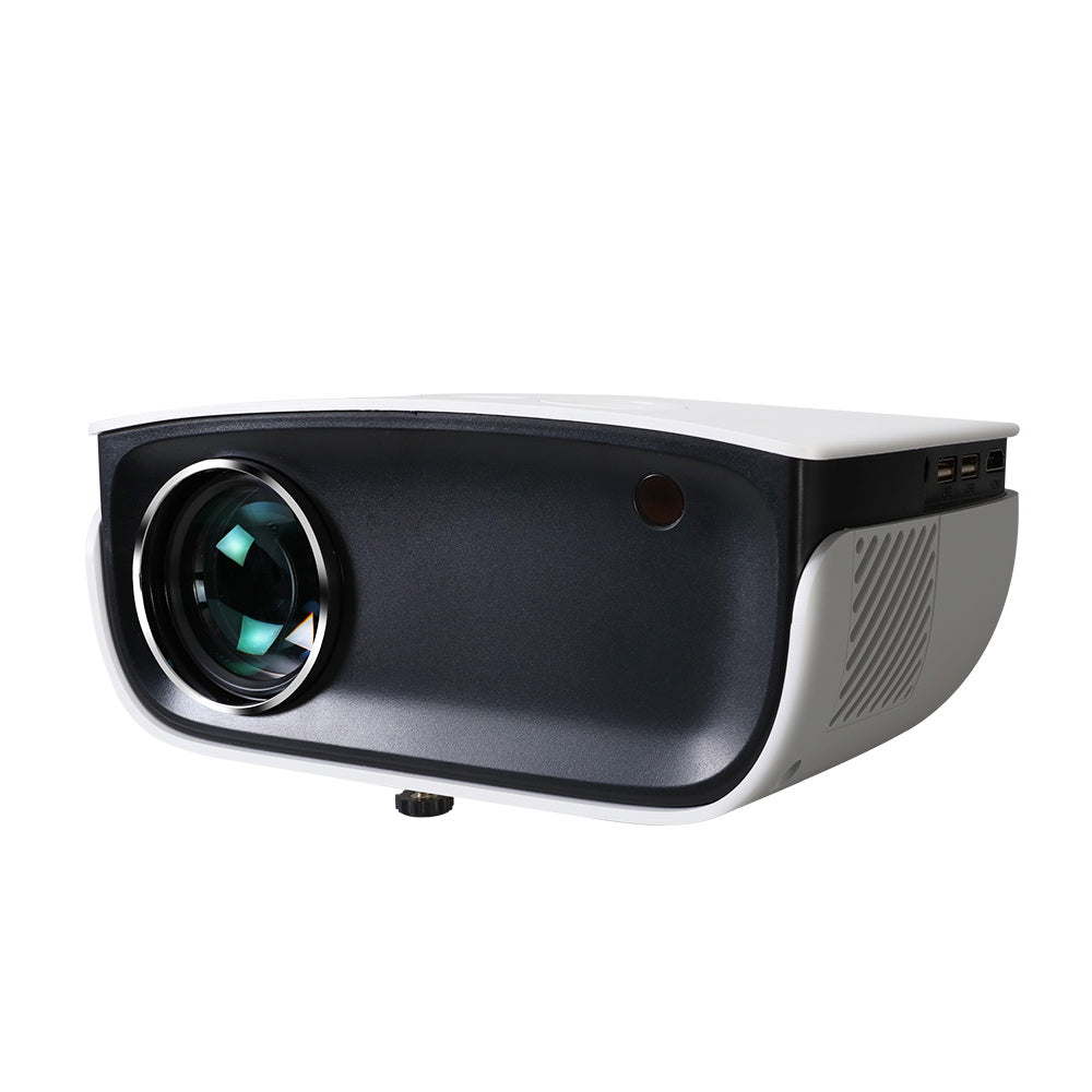 Devanti Mini Video Projector Wifi USB HDMI Portable 2000 Lumens HD 1080P Home Theater White-Video Projectors-PEROZ Accessories