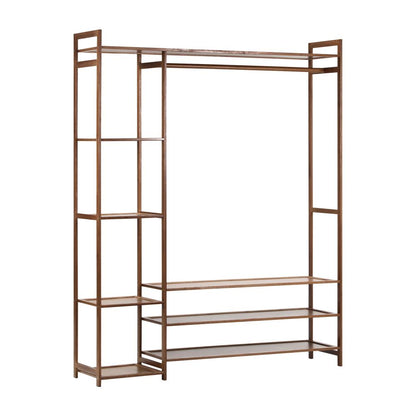 Oikiture Wardrobe Organiset with 8 Display Shelves Open Clothes Rack |PEROZ Australia