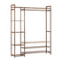 Oikiture Wardrobe Organiset with 8 Display Shelves Open Clothes Rack |PEROZ Australia