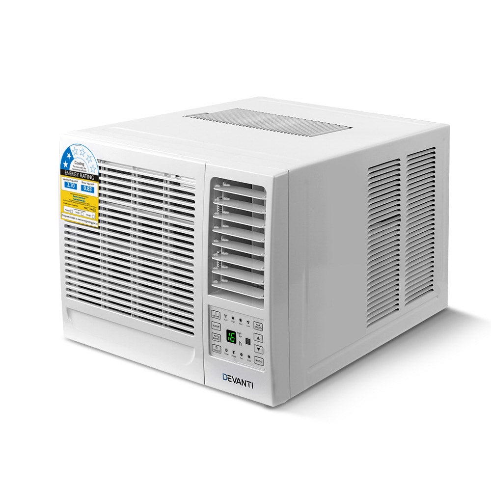 Devanti Window Air Conditioner Portable 2.7kW Wall Cooler Fan Cooling Only-Air Conditioners-PEROZ Accessories