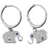 Anyco Earrings Sterling Silver Classic Lucky Blue Zircon Elephant Stud For Women Girl Teen Perfect Fine Fashion Stylish Accessories Jewelry Gifts-Earrings-PEROZ Accessories