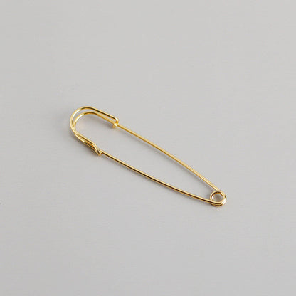 Anyco Earrings Gold Plated Punk Personality Minimalist Pin Stud For Women Girl Teen Fashion Stylish Accessories Jewelry Gifts-Earrings-PEROZ Accessories