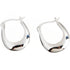 Anyco Earrings Sterling Silver Punk Rock Minimalist Charming Unique Hoop Stud For Women Teen Fashion Stylish Accessories Jewelry Gifts-Earrings-PEROZ Accessories